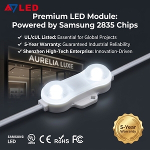 Module LED Samsung Chip 12V SMD 2835 étanche IP68, moulage ultrasonique, modules LED pour enseignes de 6 à 15 cm de profondeur - Product Image 1