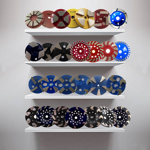 Disques abrasifs universels, 34710 pouces, disques de meuleuse <span class=keywords><strong>pour</strong></span> le béton et la pierre en terface, 10 pièces, différents types - Product Image 1