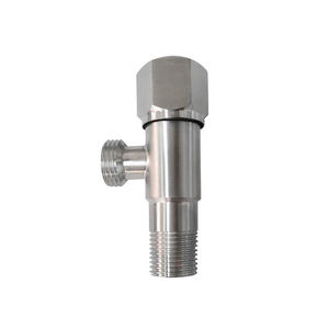 Vannes d'angle en laiton et acier inoxydable abordables pour la plomberie pour l'approvisionnement en eau - Product Image 4