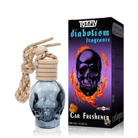 10ml cristal crâne voiture parfum désodorisant fleur fruits parfum Portable liquide suspendu désodorisants pour la maison et l'évent