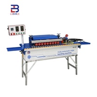 LB102 banderoleuse de bord en PVC, travail du bois, avec coupe, mini machine de banderolage automatique, à vendre