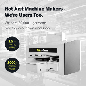 Krinshen Máquina Impresora DTG de Alta Velocidad con I3200 Impresora DTG Automática Máquina de Impresión de Camisetas Impresora de Inyección de Tinta de Pigmento - Product Image 2