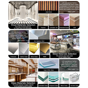 Vetrina Espositiva per Gioielleria di Lusso in Tono Legno Chiaro, <span class=keywords><strong>Design</strong></span> Personalizzato per Interni Completi di Negozi, Soluzione Completa per Esposizione al Dettaglio - Product Image 6