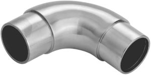 Connettori Moderni in Acciaio Inox a 90 Gradi per Ringhiere di Balconi, Gomiti per Tubi Quadrati/Rotondi, Gradini e Scale Esterne - Product Image 6
