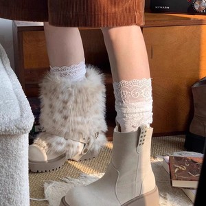 Stivali da Neve da <span class=keywords><strong>Donna</strong></span> 2026 Nuova Moda con Pelliccia Staccabile, Caldi, Suola Spessa Antiscivolo - Product Image 4