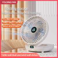 Mini ventilateur de table pliant refroidisseur d'air réglable avec lien