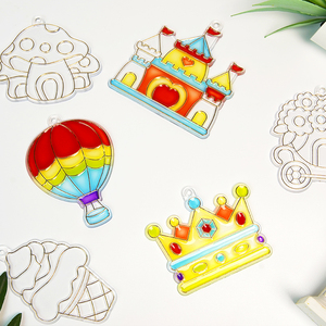 Kit de Atrapasoles de Cuentas Personalizado para Niños, Crea Tu Propia Decoración de Ventana, Arte Creativo, <span class=keywords><strong>Dibujo</strong></span> Educativo, Juguetes Hechos a Mano - Product Image 5