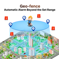 Batterie rechargeable 700 mAh, traceur GPS pour enfants, carte d'identité GPS pour étudiants
