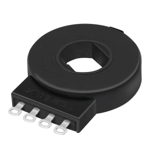 Potentiomètre à arbre traversant PT26 B103, résistance variable, réostat - Product Image 1