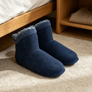 Custom OEM Warm Cotton+memory Foam <strong>Bootie</strong> Indoor <strong>Lady</strong> <strong>Slippers</strong> REACH Certified 30-60 Days Delivery - Product Image 2