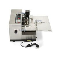 Imprimante à jet d'encre automatique LTPK 450F pour sacs, sachets, étiquettes, code de date, encre solide, machine de codage à roue