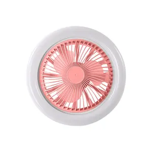 Newly designed intelligent fan light E27 or B22 30W 3000-6500K Ceiling Fan supports dimming and color adjustment Remote Control