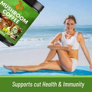 Factory Wholesale Mushroom Coffee with Mushroom <b>Blend</b> Supplement Supports Cut Health Immunity and Boosts Energy Focus Coffee - Product Image 5