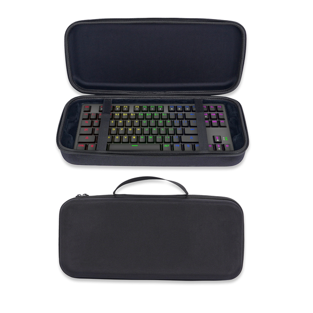 Eway YT-1060 Custom Size Wireless Mechanical Keyboard Carry Case Waterproof EVA Storage Zipper Bag Shockproof Feature Travel