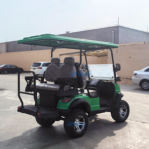 รถกอล์ฟไฟฟ้า Green Club Car ดีไซน์ใหม่ 2+2 ที่นั่ง สำหรับการล่าสัตว์และการขนส่งพิเศษ - Product Image 4