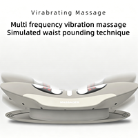 Masseur lombaire intelligent à télécommande avec thérapie chauffante apaisante et dispositif de décompression vertébrale par traction d'air