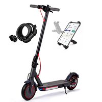 Dropshipping Ücretsiz Örnek 350W E-Scooter Yetişkinler İçin 36V 10.4AH 8.5 İnç Lastikli Katlanabilir Elektrikli Scooter 30km/s İki Tekerlekli APP Uyumlu