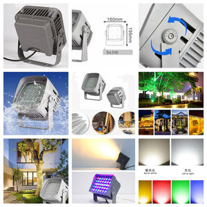 Lumières décoratives de parc extérieur en aluminium de lumières d'inondation de jardin de LED imperméables IP65 avec le CCT blanc chaud pour l'usage de paysage d'hôtel - Product Image 2