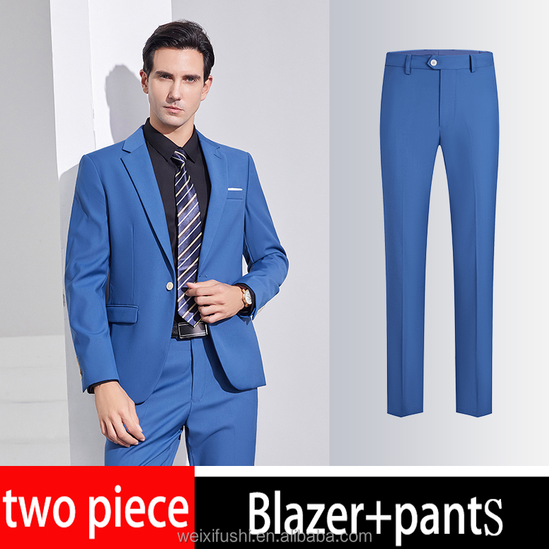 Qiancao Bleu balzer + pantalon