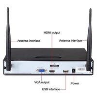 Sistema de cámaras de seguridad inalámbricas, Kit de luz cálida de largo alcance a todo Color, 5 MP, 4 canales, 8 canales, 10 canales, WiFi, NVR, con Audio bidireccional