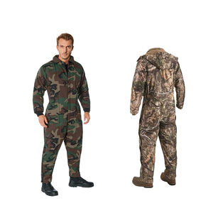 Uniforme de rana de camuflaje para hombre, ropa de equipo de manga larga, uniformes de entrenamiento de algodón con cremallera - Product Image 1