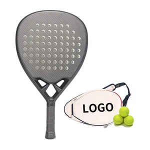 2023 professional 3k 18k carbon fiber soft EVA foam core for unisex gym training exercise racchetta padel racket