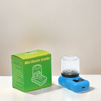 Nouvel arrivage : Moulin à tabac CANNA manuel en plastique et verre avec affichage coulométrique au design moderne, vente en gros, mini-boîte portable
