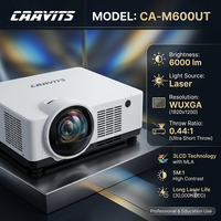 Projecteur laser UST CAAVITS OEM 0.44 6000 Lumens WUXGA 3LCD à ultra courte focale