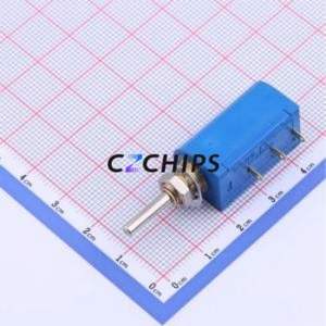 Resistencia Ajustable/Potenciómetro WXD3-11-10K, Componente de Orificio Pasante (THT), Resistencia de 10kOhm, 5%, 450V, 1.5W - Product Image 2