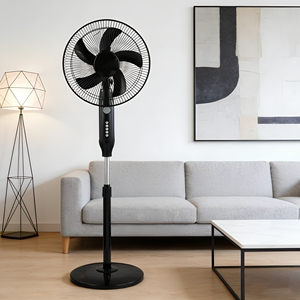 Ventilador Solar Portátil Recargable de Pie para el Hogar, 16 Pulgadas, con Función de Enfriamiento - Product Image 6