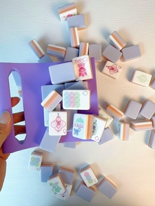 Set di 2 mescolatori di tessere Mahjong – Mescolatori di tessere portatili per Mahjong americano - Product Image 6
