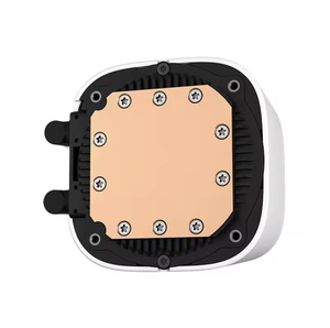 Radiateur de refroidissement du processeur DEEPCOOL LE720 blanc avec LED ARGB, dissipateur thermique pour processeur, refroidissement par eau pour PC avec connecteur 4 broches - Product Image 4