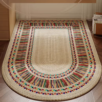 Tapis de chaise d'ordinateur moderne en velours belge, fabriqué à la machine, antidérapant, fin, pour chaise pivotante, idéal pour bureau, coiffeuse et chambre, aspect haut de gamme, compatible avec les animaux domestiques