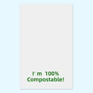 Fabrika desteği biyobozunur göndermek için giyim sipariş posta Lite compostable ekspres teslimat çantası