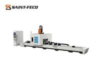 Centro de Mecanizado CNC de 4 Ejes con Mesa de Trabajo de 7000 mm, Máquina de Fabricación de Perfiles de Aluminio para Muros Cortina