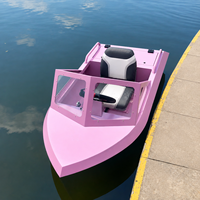Mini Bote a Chorro de Agua Eléctrico de Aluminio a Precio de Fábrica para Río, Lago y Mar, Sin Batería