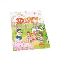 Cahier d'apprentissage de dessin et de peinture pour stylo 3D, modèle réutilisable en papier épais coloré, plaque transparente résistante à la température