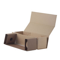 Designer professionnel Design Emballage Papier de luxe Es Noir Boîte cadeau Vin
