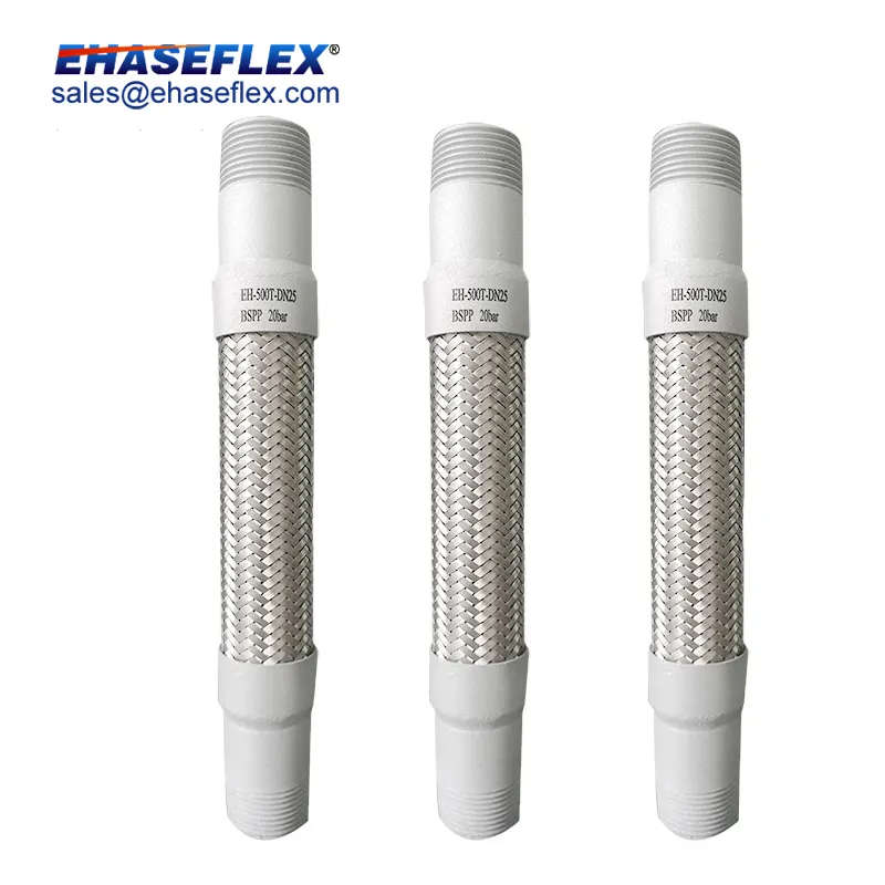 304 braided stainless steel flexible metal hose for pipeline Flexible Joint Stainless Steel