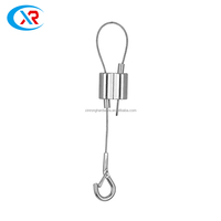 Kit de suspension de guirlande lumineuse moderne de pince de câble en boucle réglable de haute qualité pour lumières suspendues signées LED