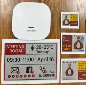 Etiqueta Electrónica de Precio para Estante de Supermercado, E Ink EPD, ESL Digital, Papel Electrónico, BLE 5.0, 2.4GHz, API - Product Image 1