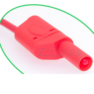 Sicherheit 4mm banana stecker 18AWG test führt 100cm stapelbar bananen stecker tests kabel hohe spannung test führt - Product Image 4