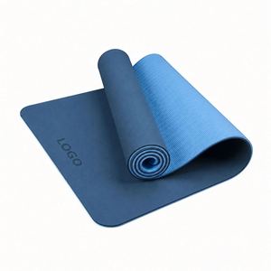 Tapis de yoga en TPE haute densité - Texture élastique douce antidérapante, absorption des chocs, durable, logo personnalisable, longueur 183 cm, sac de transport - Product Image 1