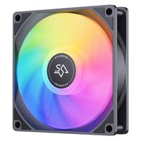 Ventilateur de refroidissement CPU SNOWMAN BF120-ARGB-BK 120 mm, durée de vie supérieure à 50 000 heures, ventilateur de radiateur à montage direct