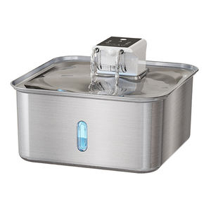 Il 7L di grande capacità Wireless intelligente ricarica Pet in acciaio inox distributore di acqua ciotola per bere per cani e gatti - Product Image 5