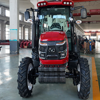 Tracteur à cabine fermée à quatre roues motrices multifonctionnel fabriqué en Chine avec de bonnes performances opérationnelles