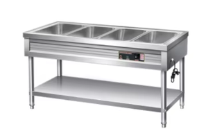 Équipement de cuisine commerciale : Bain-marie électrique en acier inoxydable pour cafétéria et restaurant - Product Image 4