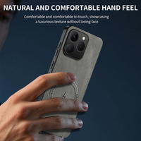 Coque de téléphone en cuir PU pour Realme GT8 C71 15T 5G, sensation de peau, antichoc, étui pour Reno15 Pro Find X9, fundas souples