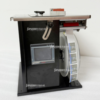 Máquina Etiquetadora Semiautomática Mecánica Personalizada para Esquinas, Laterales y Superiores con Motor para Latas, Cajas y Estuches