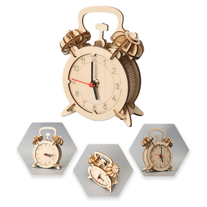 Nuovi Giocattoli per Esperimenti Scientifici Vendita Calda Giocattolo Creativo Fai-da-Te Puzzle Orologio 3D in Legno per Bambini - Product Image 6